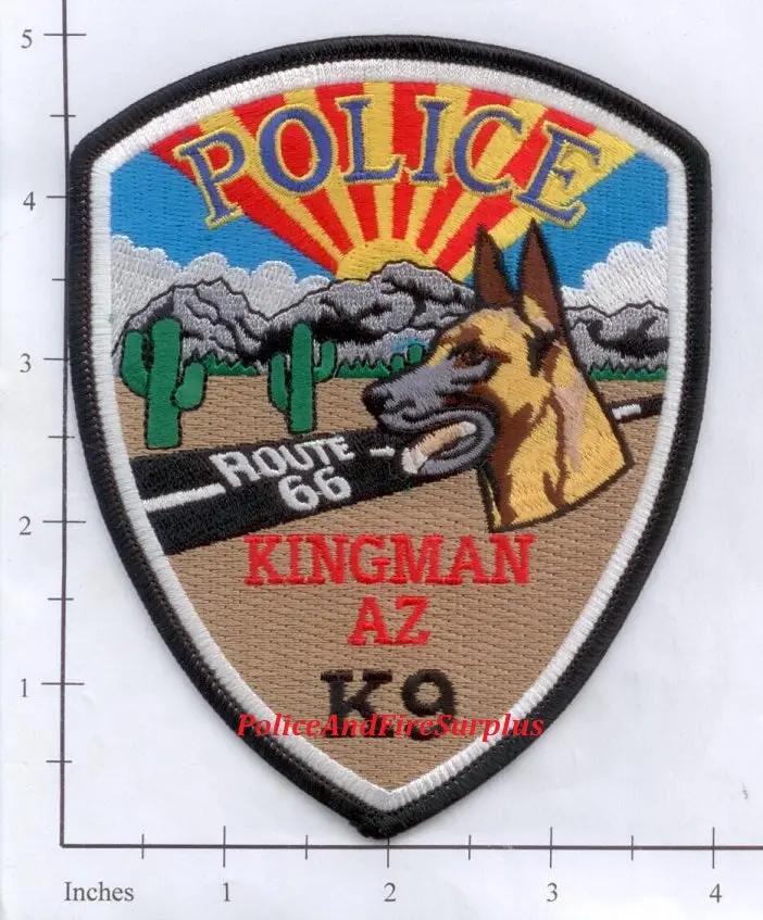 Arizona - Kingman K-9 Police Dept Patch 1