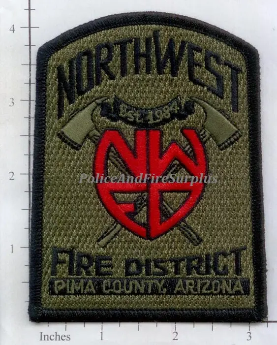 Arizona - Northwest Fire District Patch Pima County V2 Subdued 1