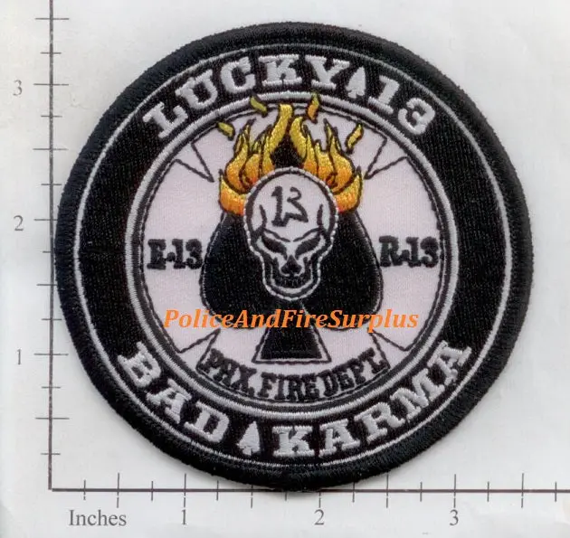 Arizona - Phoenix Engine 13 Rescue 13 Fire Dept Patch V2 1