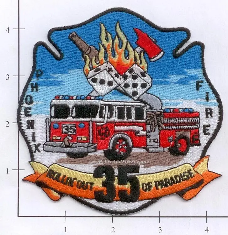 Arizona - Phoenix Engine 35 Fire Dept Patch 1
