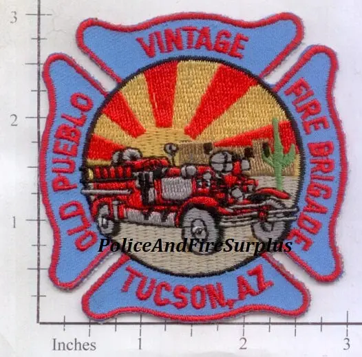 Arizona - Tucson Old Pueblo Vintage Fire Brigade Patch 1