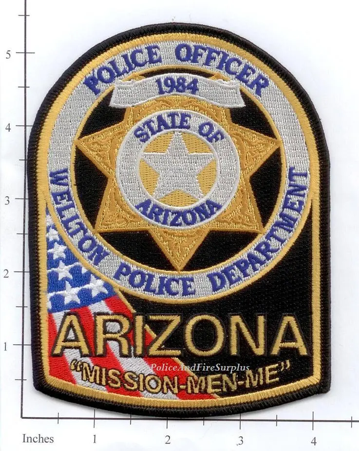 Arizona - Wellton Police Dept Patch 1