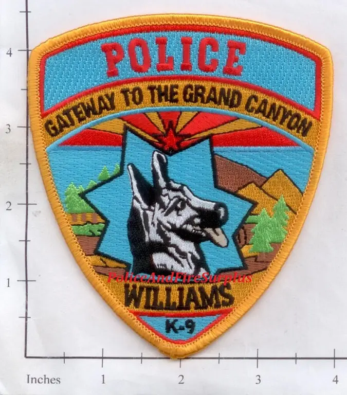Arizona - Williams K-9 Police Dept Patch 1