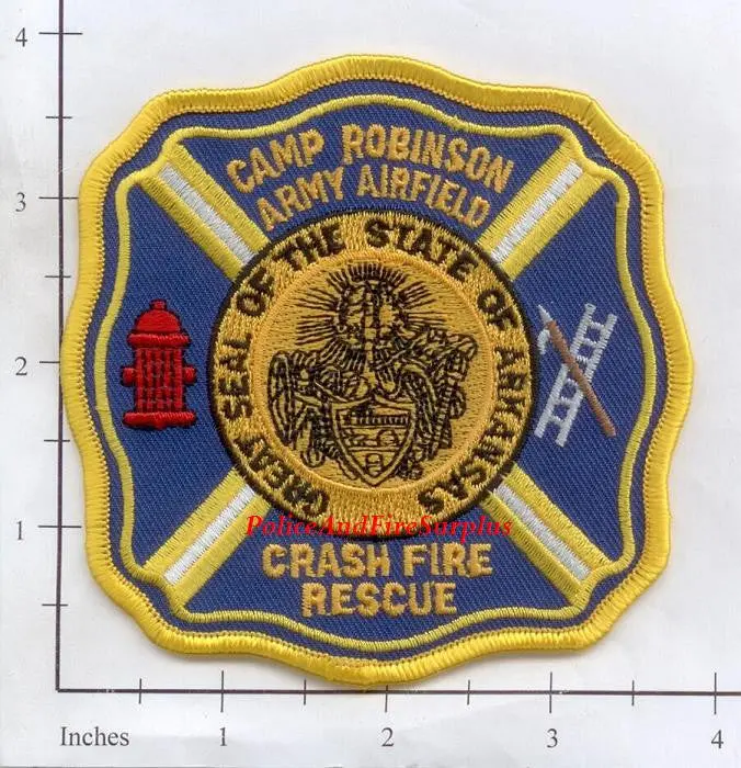 Arkansas - Camp Robinson Army Airfield Crash Fire Rescue Fire Dept Patch 1