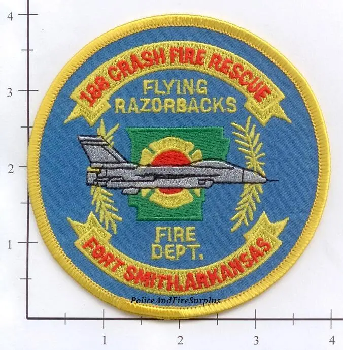Arkansas - Fort Smith 188 Crash Fire Rescue Fire Dept Patch 1