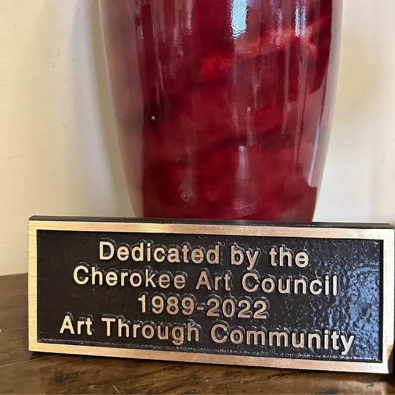 Art Council Recognition Plaque 1