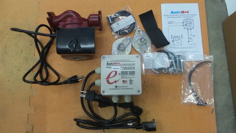 Autohot Dr099a Recirculation Pump Kit Circulation Controller Hot Water 1