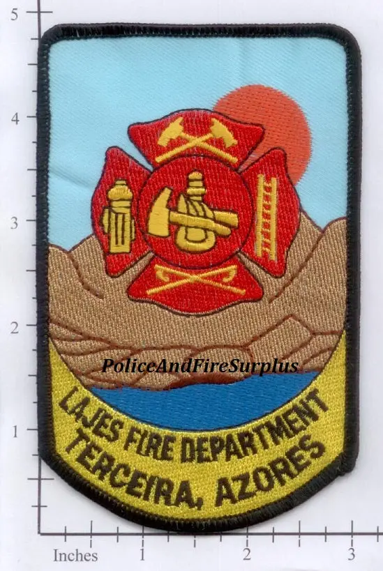 Azores - Terceira Lajes Fire Dept Patch 1