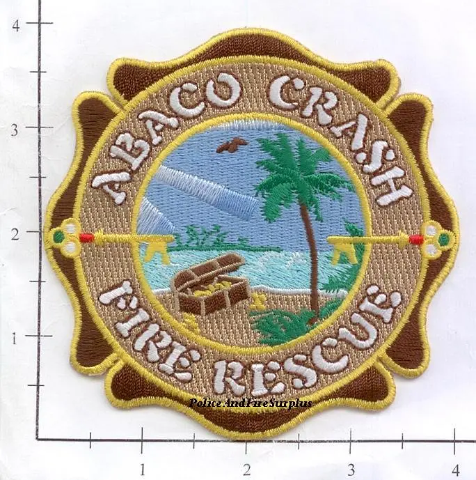 Bahamas - Abaco Crash Fire Rescue Fire Dept Patch V1 1