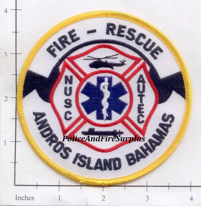 Bahamas - Andros Island Fire Rescue Fire Dept Patch V2 1