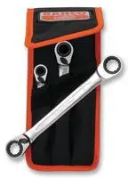 Bahco 3 Piece Ratchet Spanner Set   4Srm/3T 1