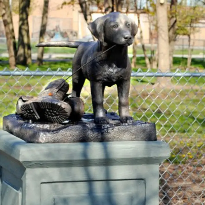 Bailey Puppy Dog Statue 1