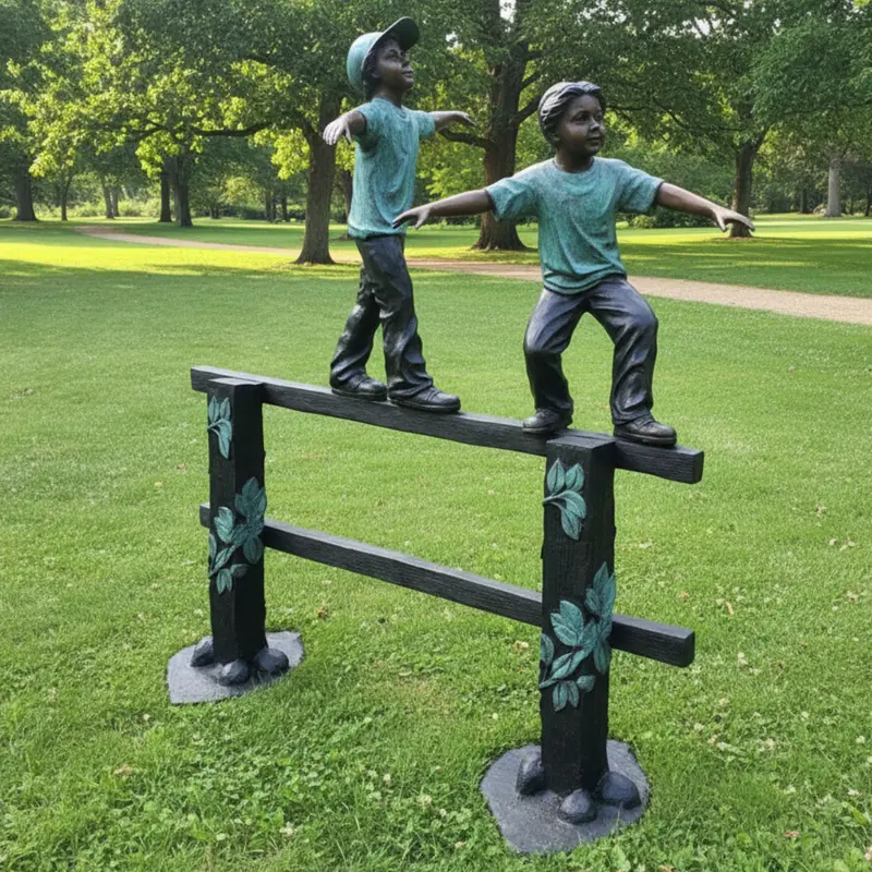 Balancing Act Buddies Statue 1