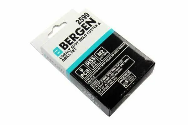 Bergen 9Pc Spot Weld Cutter & Drill Set 2599 2