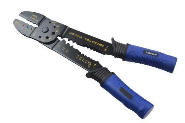 Bergen Tools 4 In 1 Wire Crimping Stripping Tool, Terminal Crimper 6690 1