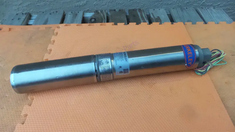 Berkeley B15p4ms07231-02 Submersible Well Pump 3/4Hp 230V 1Ph 15 Gpm 1