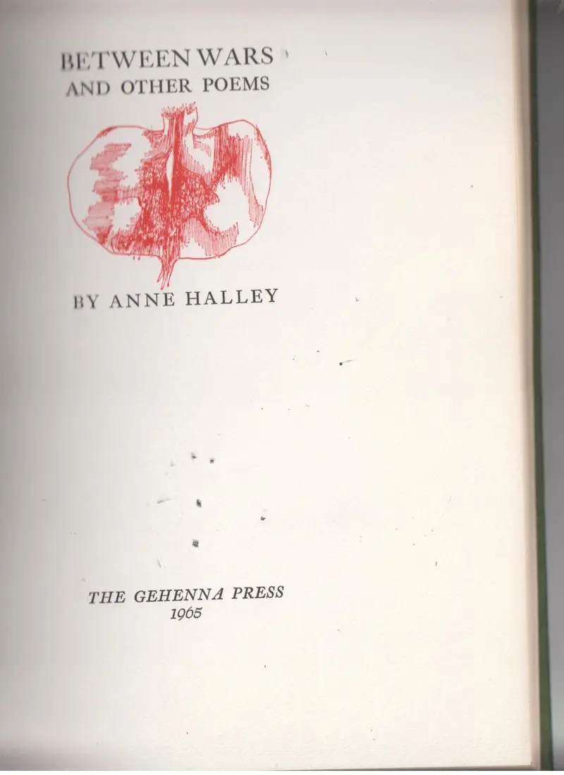 Between Wars And Other Poems 1