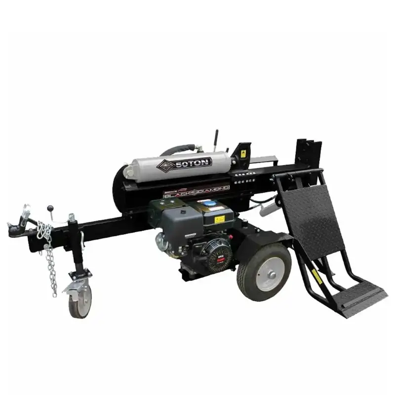 Black Diamond 50T Log Splitter - 50 Ton, 15Hp Engine With Lifting Table 1