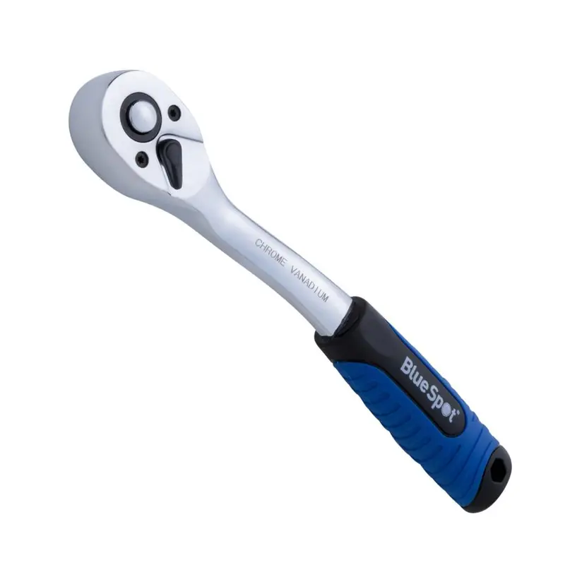 Bluespot 3/8" Dr Soft Grip Ratchet, 72 Teeth, Quick Release 02012 1