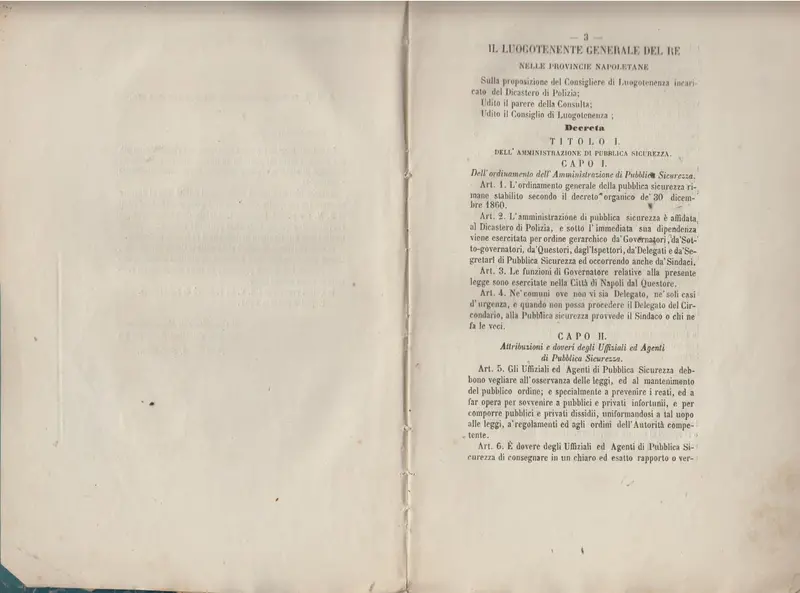 Book Of Mid-19Th Century Decrees From The Italian Government. 1