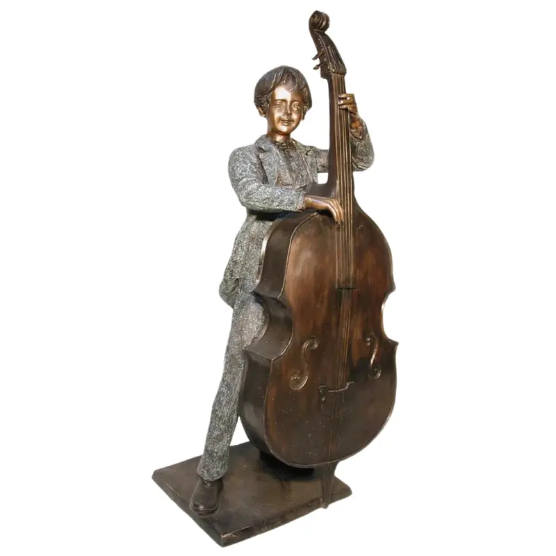 Boy Playing The Bass 1