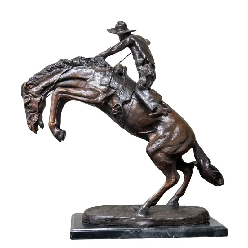 Bronco Buster Frederic Remington Tabletop Statue 1