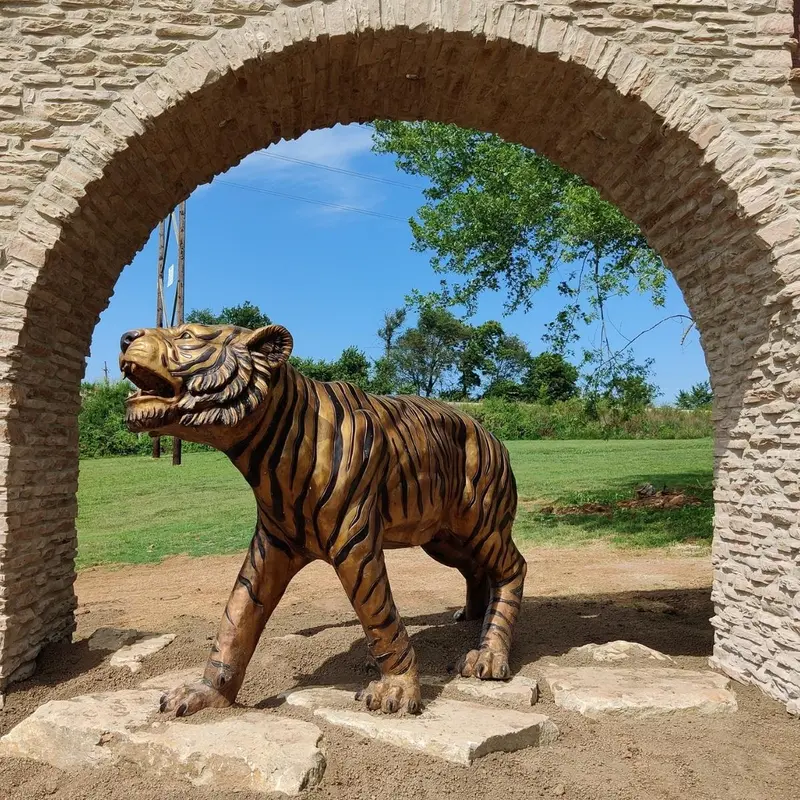 Bronze Bengal Tiger Statue 1
