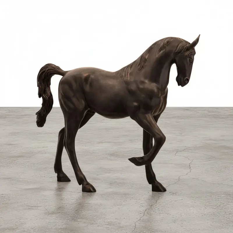 Bronze Colt Horse Statue 1