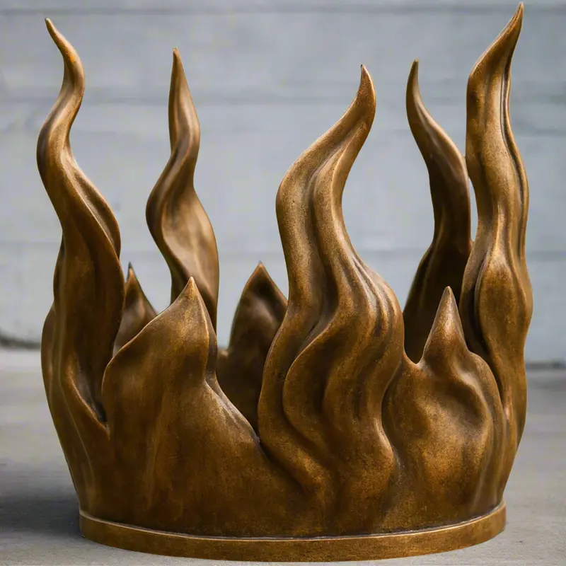 Bronze Eternal Flame Statue 1
