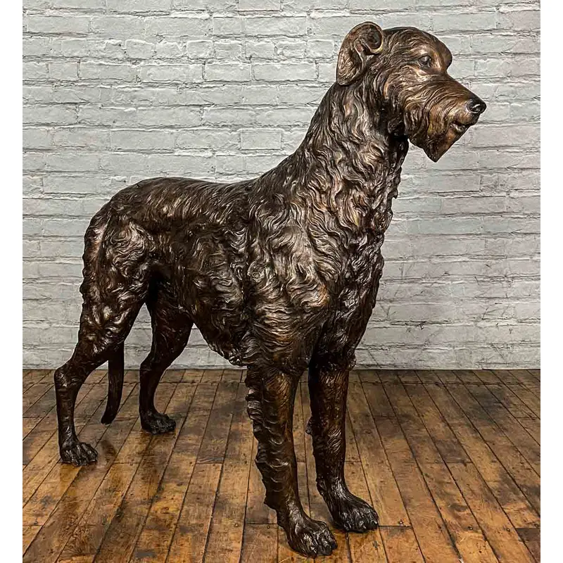 Bronze Irish Wolfhound Statue 1