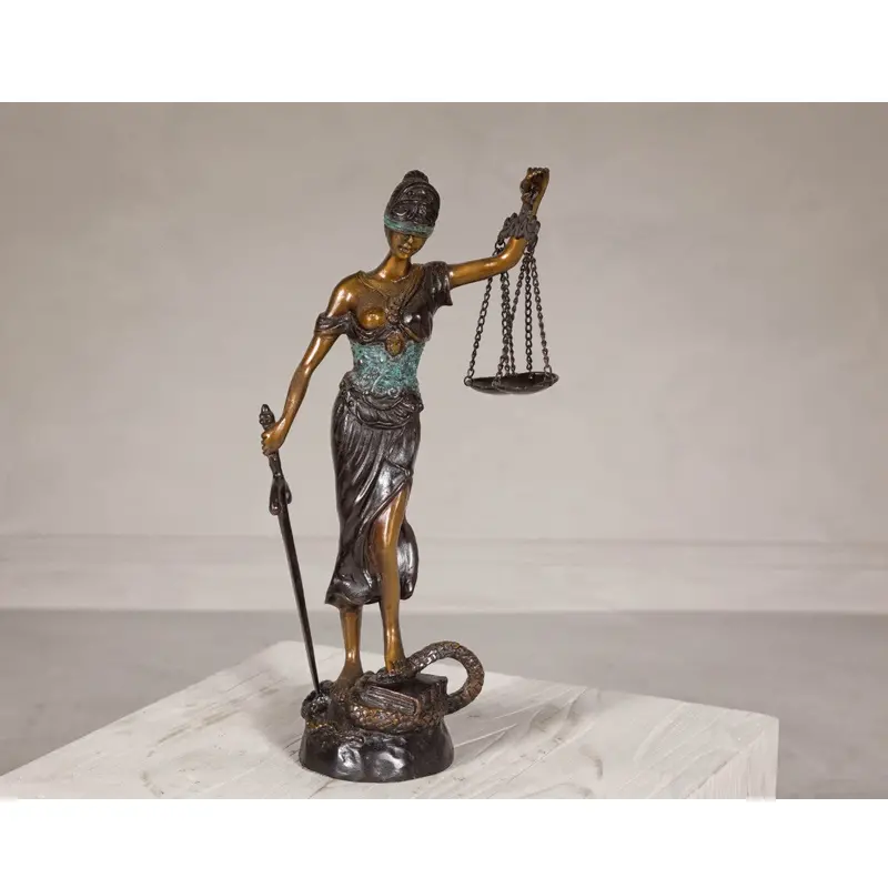 Bronze Lady Justice Statue 1