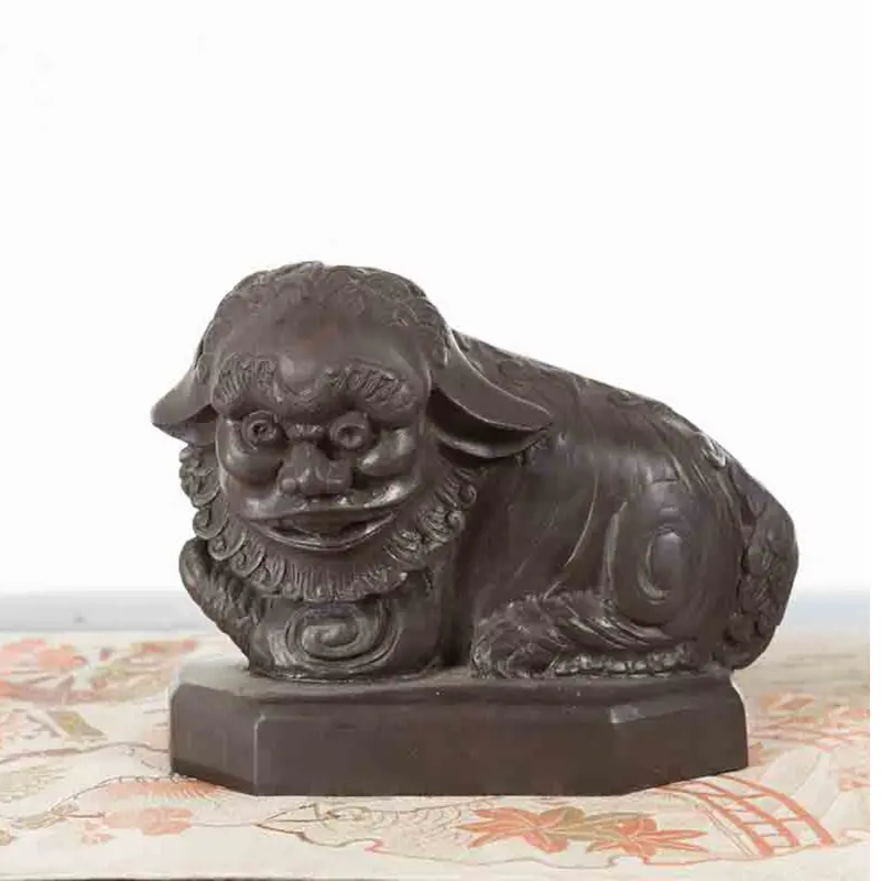 Bronze Mythical Foo Dogs Statues 1