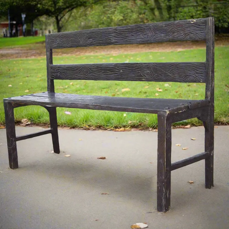 Bronze Park Bench Statue 1