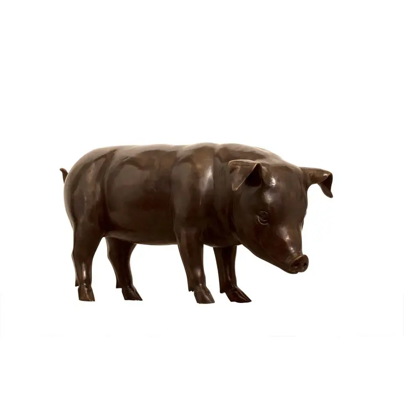 Bronze Pig Statue 1