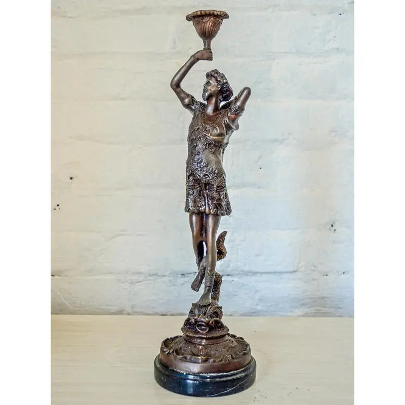 Bronze Roman Candleholder 1