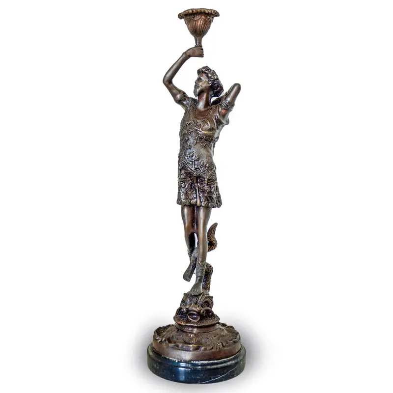 Bronze Roman Candleholder 2