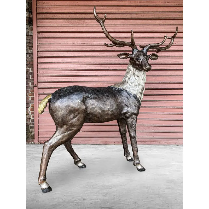 Bronze Stag Statue 1