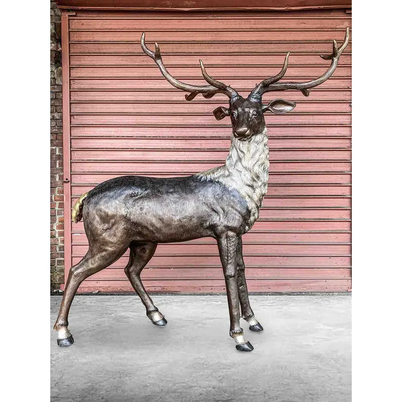 Bronze Stag Statue 2