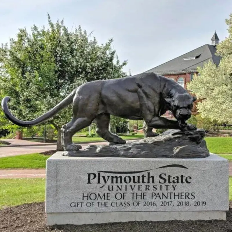 Bronze Stalking Panther Statue 1