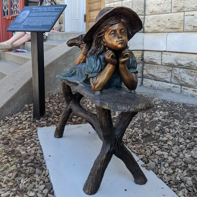 Bronze Statue Daydreams 1