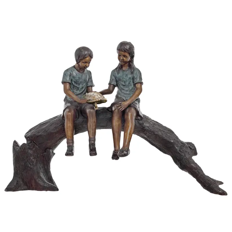 Bronze Summer Fun Statue 1