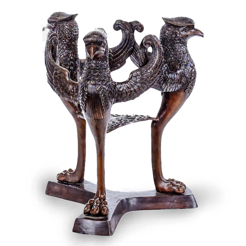 Bronze Table Base Griffin Statue 1
