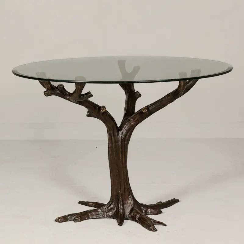 Bronze Tree Table Brown Patina 1