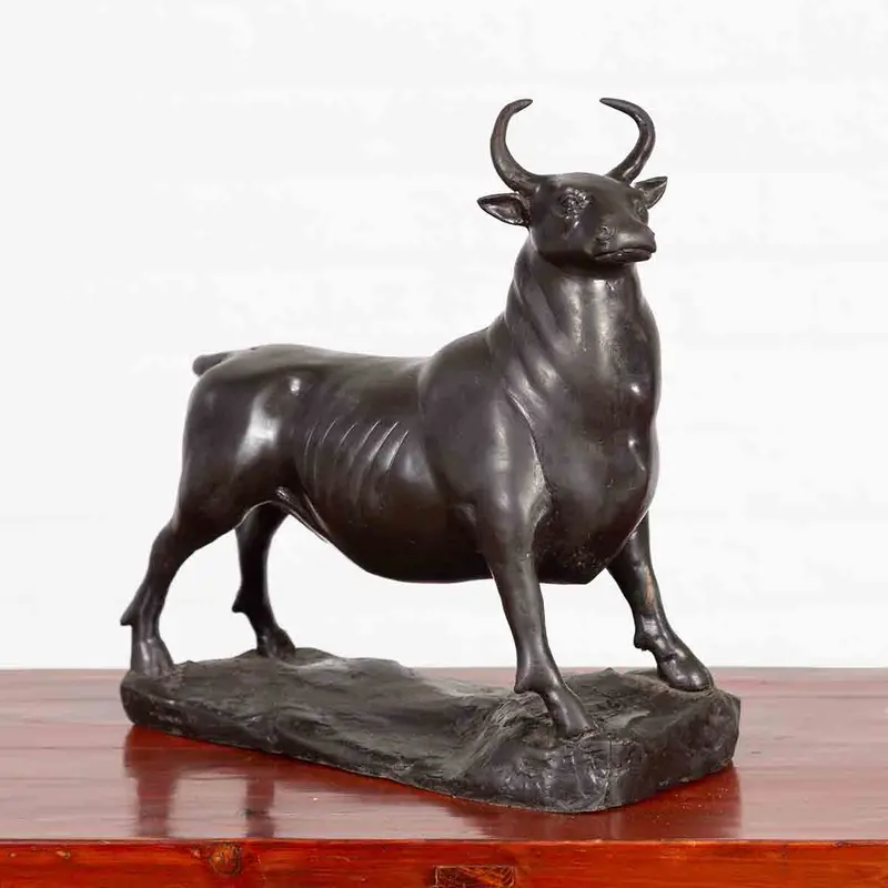 Bull Tabletop Statue 1