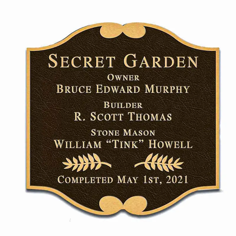 Business Recognition Plaque 1
