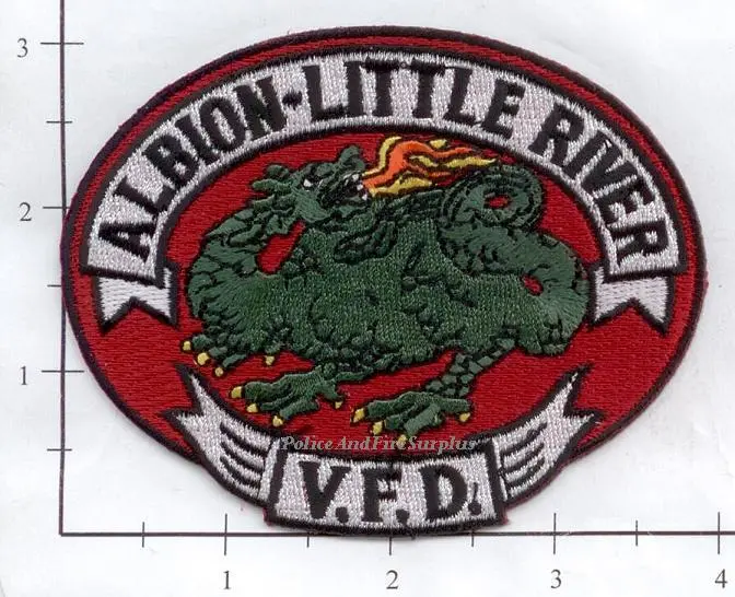 California - Albion - Little River Volunteer Fire Dept Patch 1