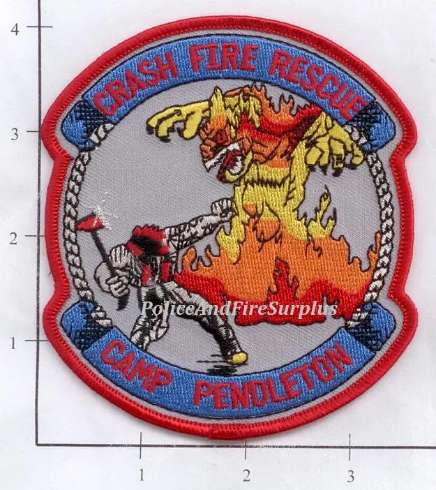 California - Camp Pendleton Crash Fire Rescue Patch Usmc Marine Corps 1