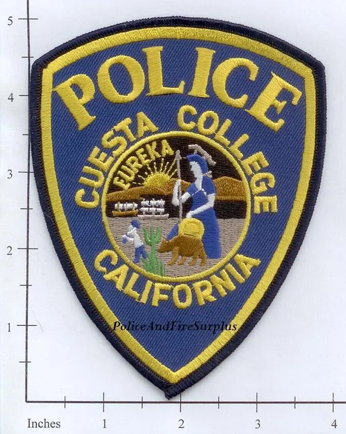 California - Cuesta College Police Patch 1