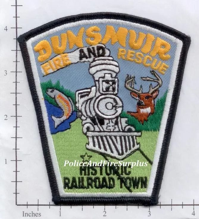 California - Dunsmuir Fire And Rescue Patch V2 1