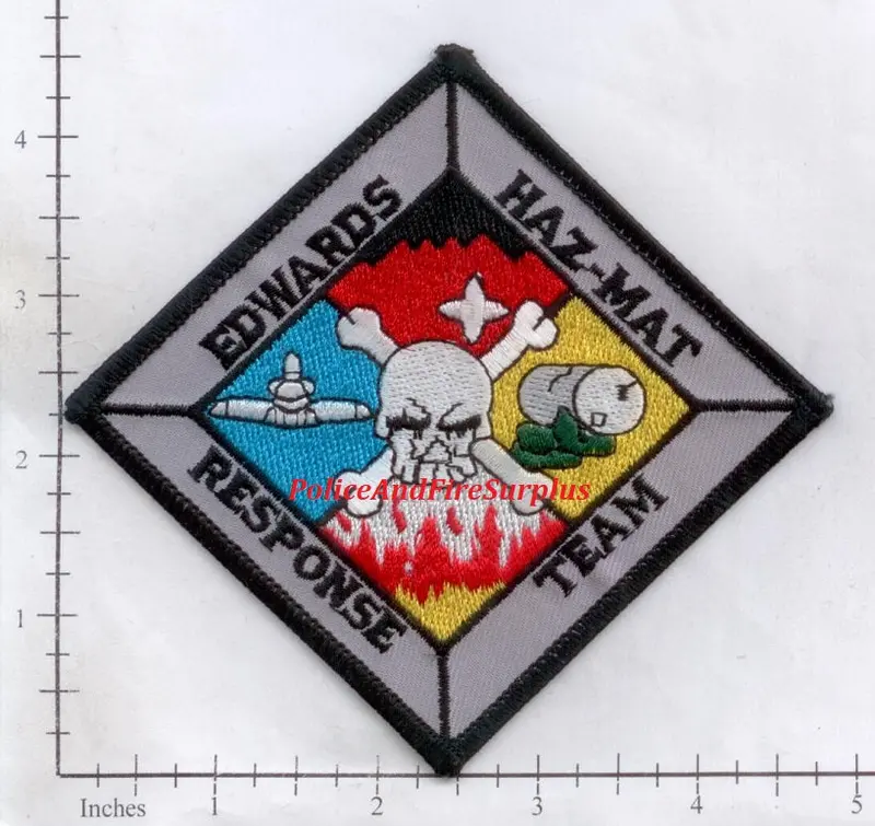 California - Edwards Air Force Base Haz Mat Response Team Patch 1